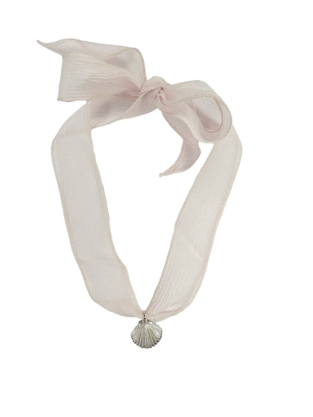 Shelly String halskæde - Ivory/sølvbelagt